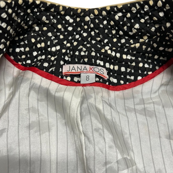 Vintage Jana Kos - Women’s Zip Up Blazer Sz. 8 (MD) - Picture 4 of 8